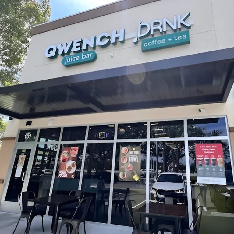 Welcome to Qwench Juice Bar & DRNK Coffee + Tea